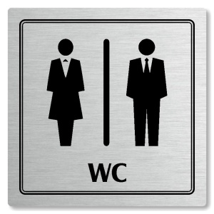 Piktogram WC společné